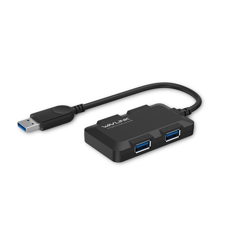 Wavlink UH30410 USB 3.0 hub, 4 portos, hordozható – kép 1