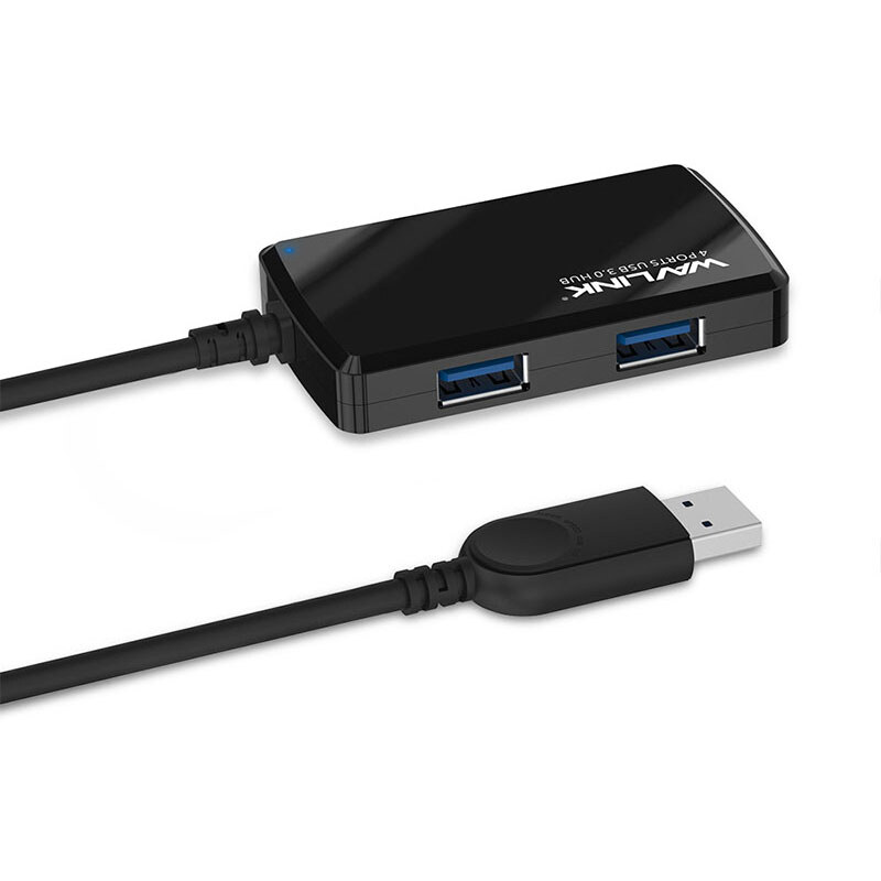 Wavlink UH30411 USB 3.0 hub, 4 portos, hordozható – kép 2