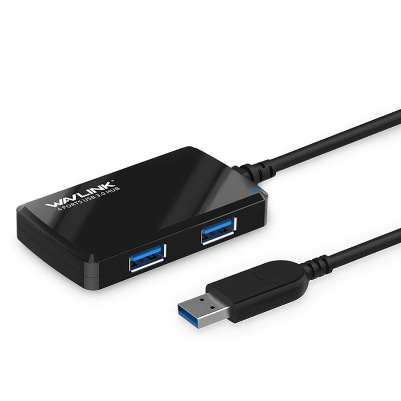 Wavlink UH30411 USB 3.0 hub, 4 portos, hordozható – kép 3