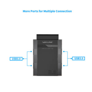 Wavlink UH3041P USB 3.0 hub, 4 portos, gyorstöltő porttal, külső tápegységgel