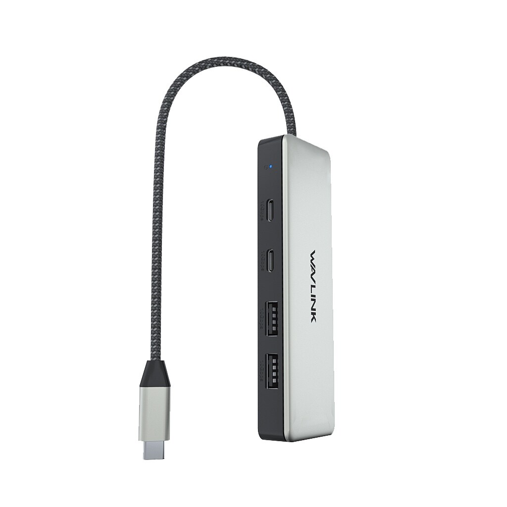 Wavlink UH30420 USB-C 3.2 Gen2 hub, 2 x USB-C + 2 x USB-A, 10 Gbps – kép 2
