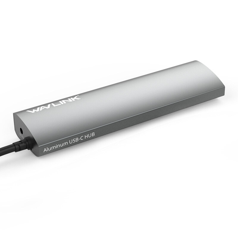 Wavlink UH3047RC USB-C hub, 3 x USB 3.0, SD és microSD olvasóval, alumínium – kép 3