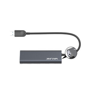 Wavlink UH3048 USB 3.0 hub, 4 portos, alumínium, ezüst