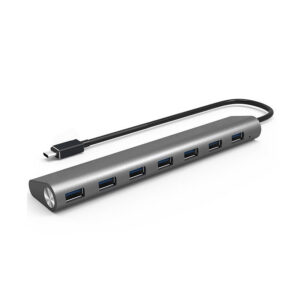 Wavlink UH3075C USB-C – 7 portos USB 3.0 hub, alumínium