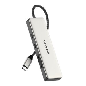 Wavlink UHP3411 USB-C hub, 4 x USB-C, 10 Gbps, 100 W PD