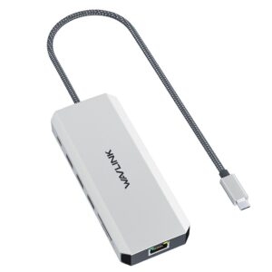 Wavlink UMD306 USB-C 12 az 1-ben dokkoló, tripla kijelző, 8K, 2,5 GbE, 85 W PD