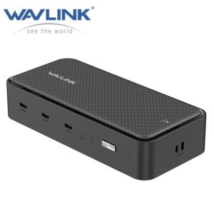 Wavlink UMD4406 USB4 dokkoló, 7 az 1-ben, 8K, 40 Gbps, M.2 NVMe SSD-házzal