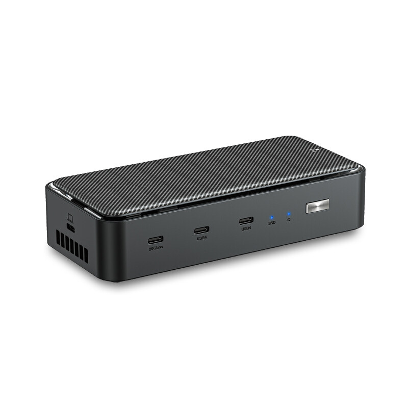 Wavlink UMD4407 USB4 dokkoló, 8K, 2 x HDMI 2.1, 40 Gbps, M.2 SSD-házzal – kép 4