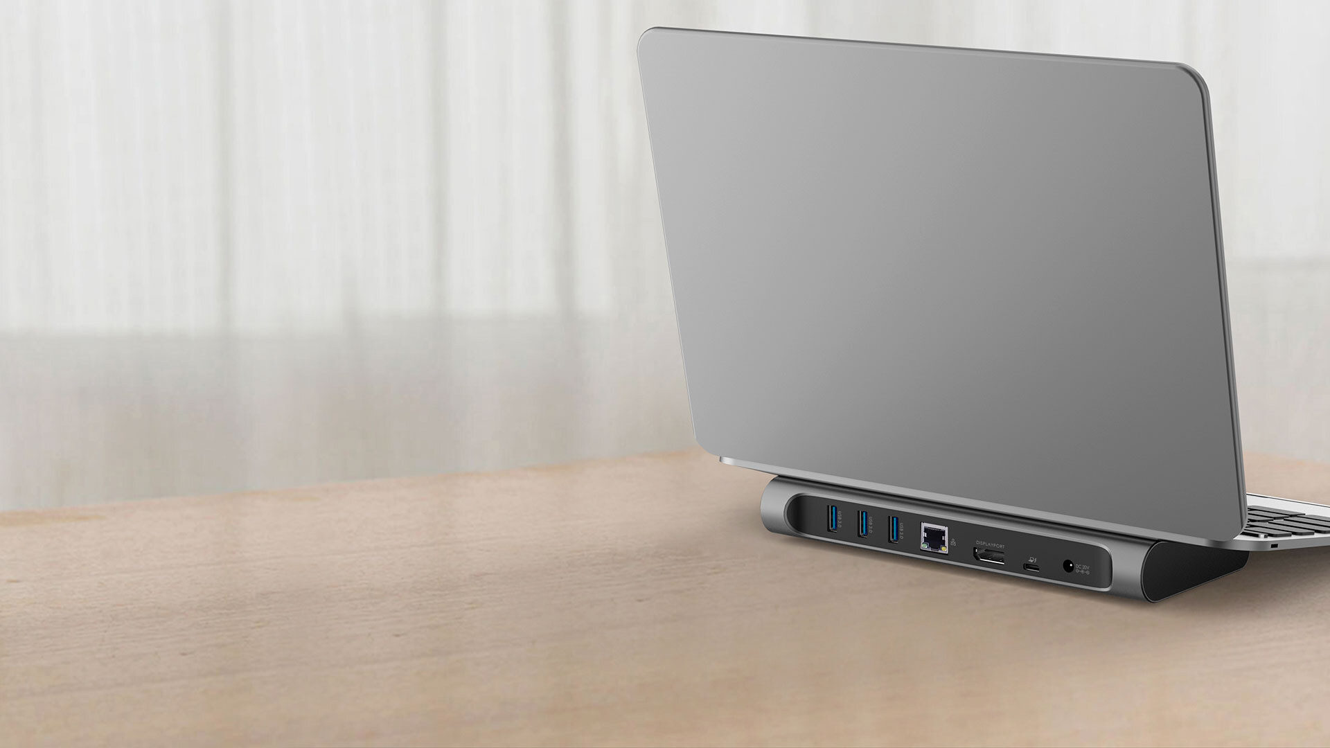 Wavlink UTD03 / UTD03H Thunderbolt 3 dokkoló, 4K, 85 W PD, ezüst – kép 1