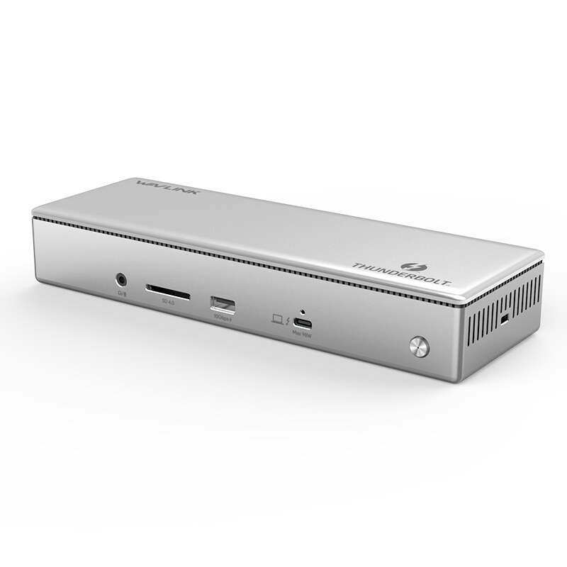 Wavlink UTD41-B Thunderbolt 4 dokkoló, négy monitor 4K@60Hz, 98 W PD – kép 2