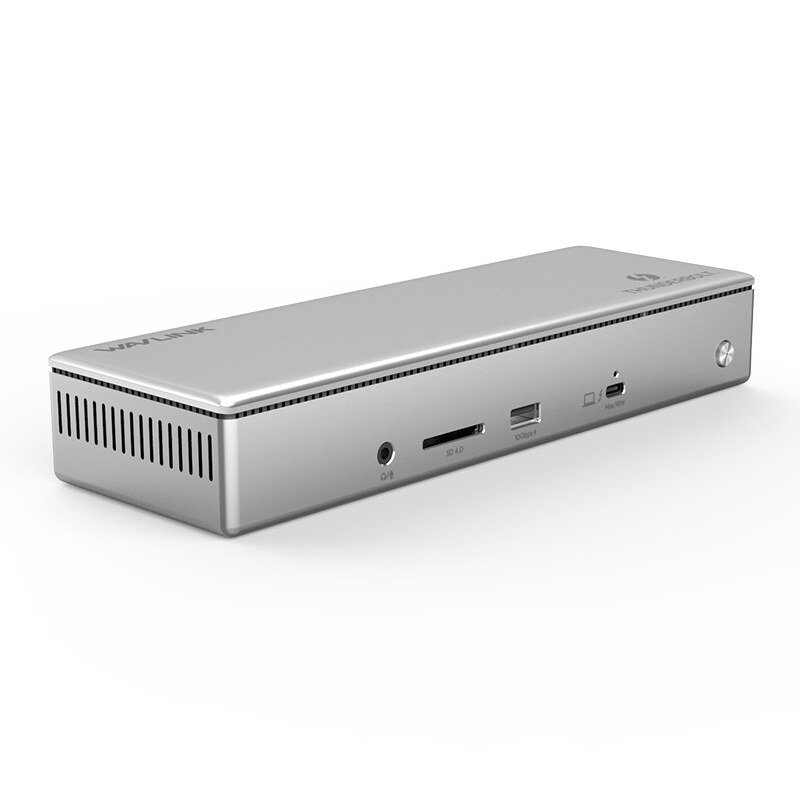 Wavlink UTD41-B Thunderbolt 4 dokkoló, négy monitor 4K@60Hz, 98 W PD – kép 3