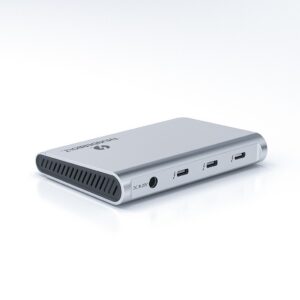 Wavlink UTD50T Thunderbolt 4 dokkoló, 3 x Thunderbolt 4, 90 W PD, alumínium