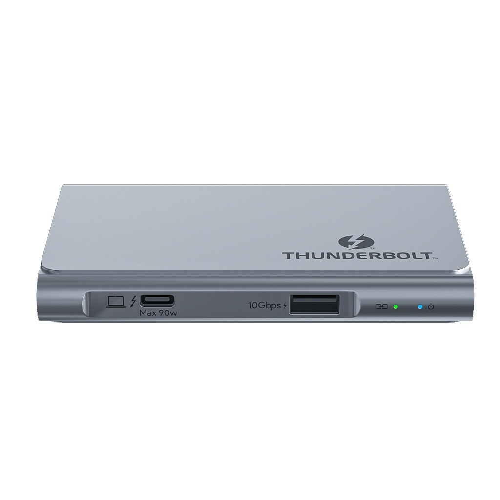 Wavlink UTD50T Thunderbolt 4 dokkoló, 3 x Thunderbolt 4, 90 W PD, alumínium – kép 4