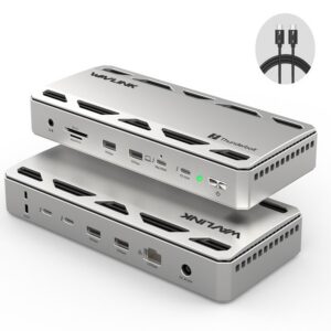 Wavlink UTD58 Thunderbolt 5 dokkoló, 120 Gbps, 140 W PD, háromszoros 4K@144Hz