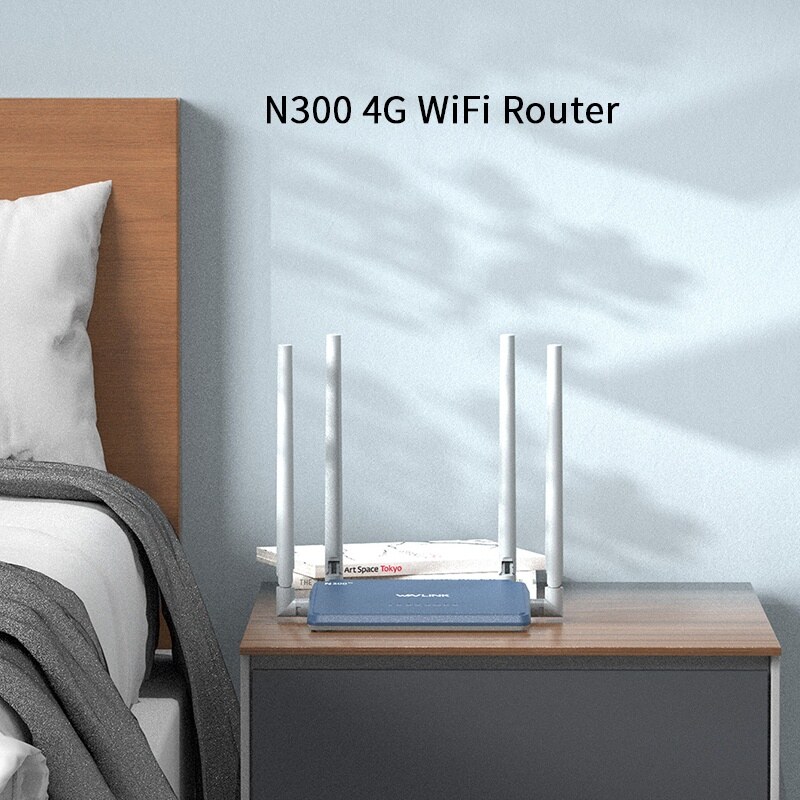 Wavlink WN529E4 N300 4G LTE Wi-Fi router, SIM-kártyás – kép 1