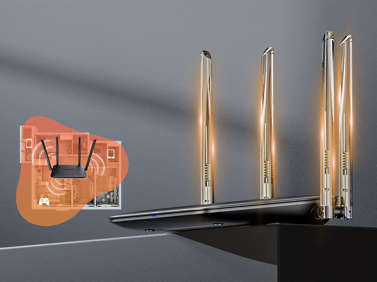 Wavlink WN530BE2 BE5100 Wi-Fi 7 kétsávos mesh router, 2,5G WAN porttal – kép 3