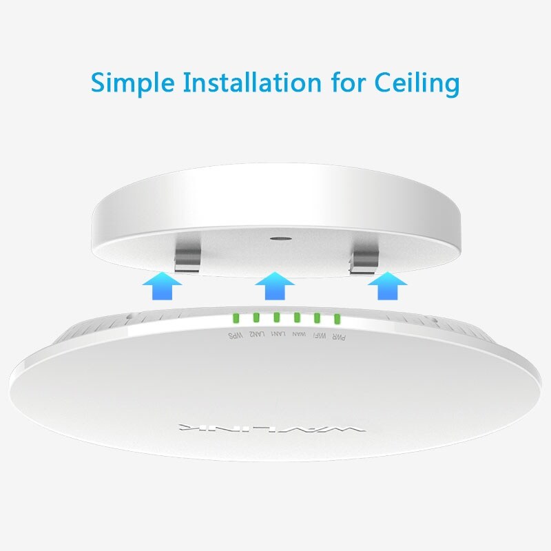Wavlink WN530HB3 Quantum D4C AC1200 mennyezeti Wi-Fi router/AP, passzív PoE – kép 4