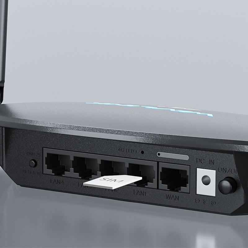 Wavlink WN531E4 AC1200 kétsávos 4G LTE Wi-Fi router, Gigabit portok – kép 2