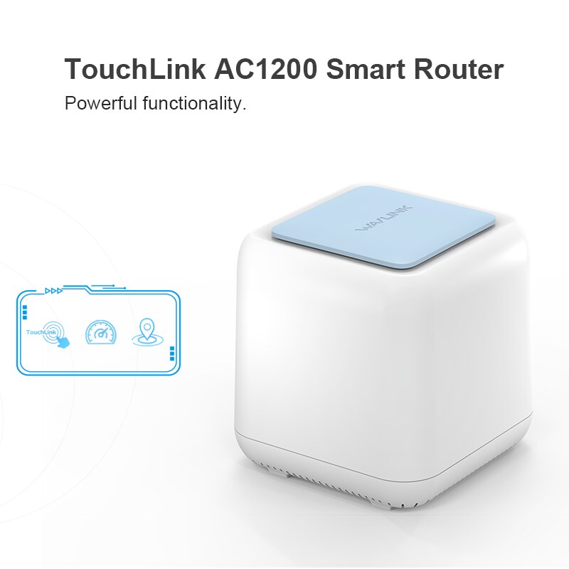 Wavlink WN535E4 AC1200 kétsávos 4G LTE Wi-Fi router, TouchLink – kép 1