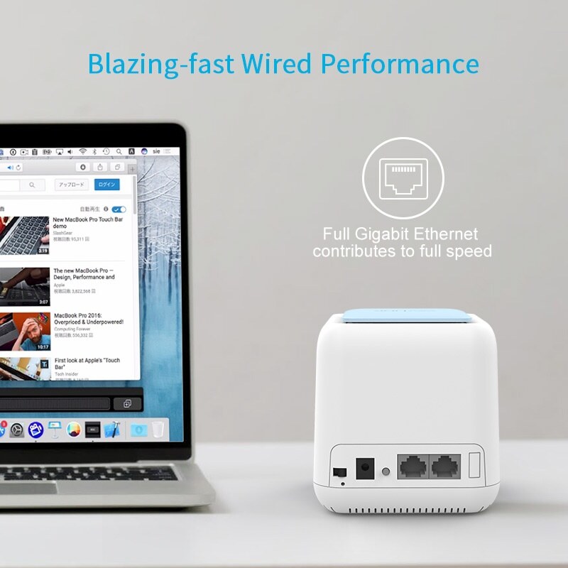 Wavlink WN535M3 HALO Base Pro AC1200 mesh Wi-Fi rendszer, 3 egység – kép 3