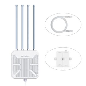 Wavlink WN573HX3 AX3000 Wi-Fi 6 kültéri access point, IP67, PoE, 4×8 dBi antenna