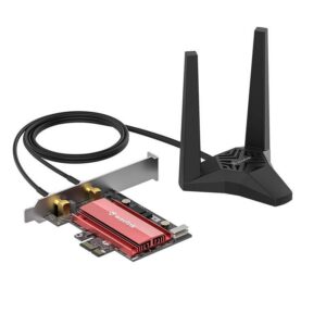 Wavlink WN675X2 AX3000 Wi-Fi 6E PCIe adapter, Bluetooth 5.2, háromsávos