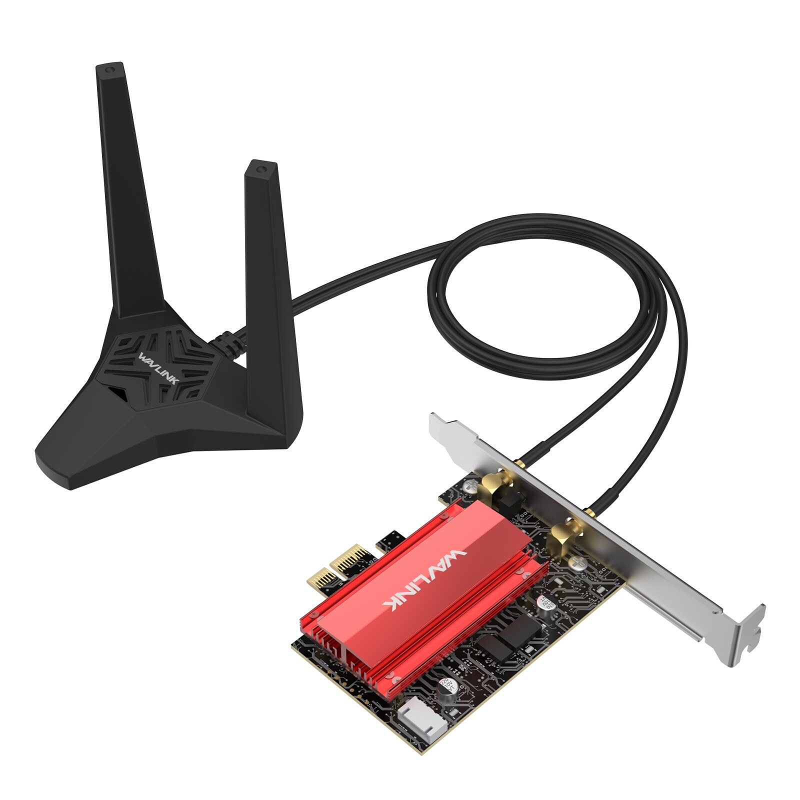 Wavlink WN685BE3-A BE8800 Wi-Fi 7 PCIe adapter, Bluetooth 5.4, háromsávos – kép 1