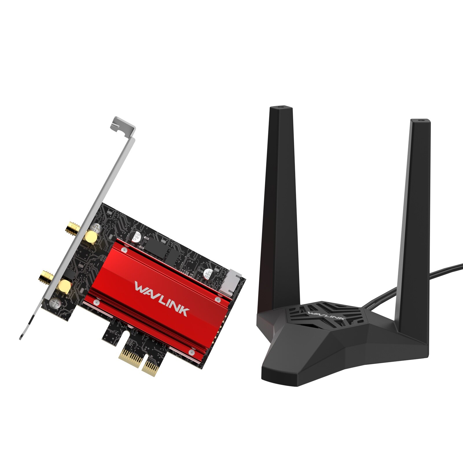 Wavlink WN685BE3-A BE8800 Wi-Fi 7 PCIe adapter, Bluetooth 5.4, háromsávos – kép 2