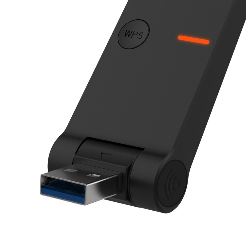 Wavlink WN688U3 AC1300 USB 3.0 Wi-Fi adapter, kétsávos, WPS gomb – kép 3