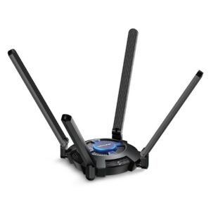 Wavlink WN695X2-A AX5400 Wi-Fi 6E USB 3.0 adapter, háromsávos, 4 antennás