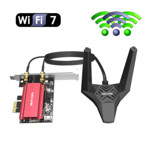 Wavlink WN922BE3 BE6500 Wi-Fi 7 PCIe hálózati kártya, Bluetooth 5.4