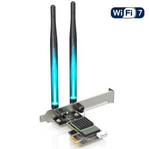Wavlink WN922BE3-CL BE6500 Wi-Fi 7 PCIe kártya, alacsony profilú kerettel, Bluetooth 5.4