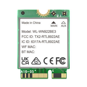 Wavlink WN922BE3M BE6500 Wi-Fi 7 M.2 Key E modul, Bluetooth 5.4