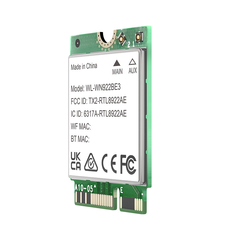 Wavlink WN922BE3M BE6500 Wi-Fi 7 M.2 Key E modul, Bluetooth 5.4 – kép 2