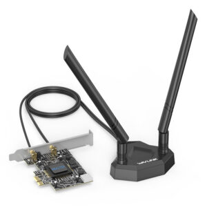 Wavlink WN922BE3S BE6500 Wi-Fi 7 PCIe kártya, mágneses talppal, Bluetooth 5.4