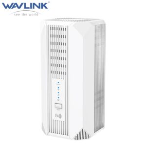 Wavlink WNF100X3NR-B AX3000 5G NR CPE router, Wi-Fi 6, Nano SIM, fekete